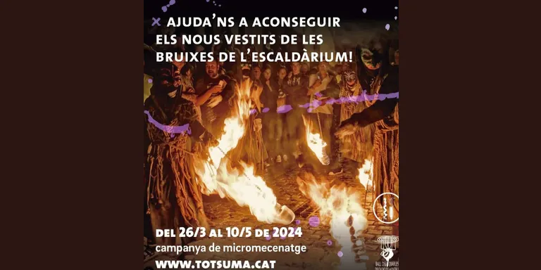 Les Bruixes del Ball de Diables, engeguen una campanya de donacions per aconseguir nous vestits per l’Escaldàrium