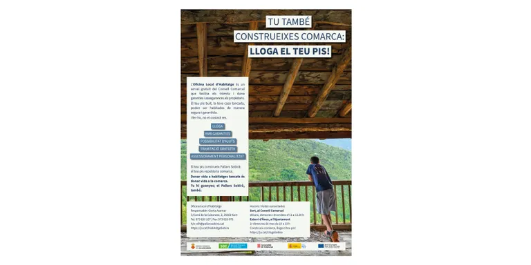 El Consell del Pallars Sobirà endega una campanya perquè es posin en lloguer pisos buits