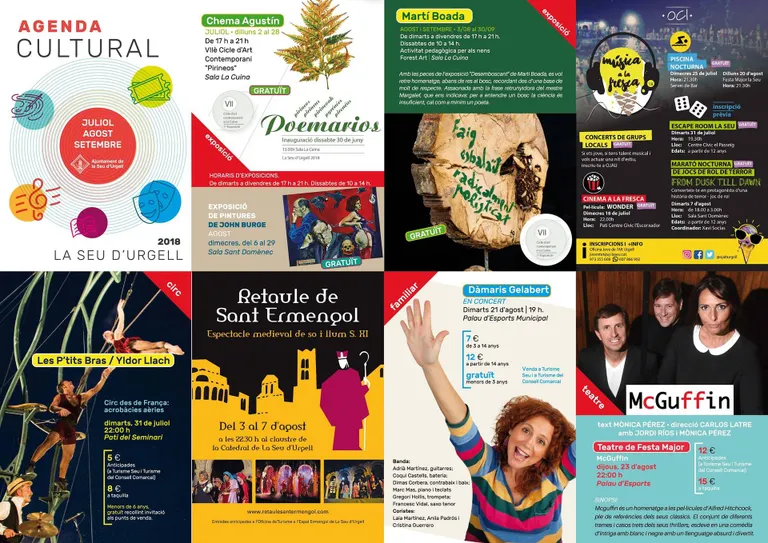 Arrenca la programació cultural d'estiu de la Seu amb l'exposició 'Poemarios'