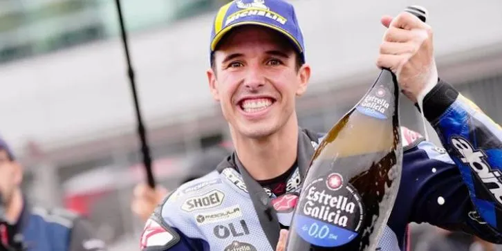 Àlex Márquez toca de peus a terra