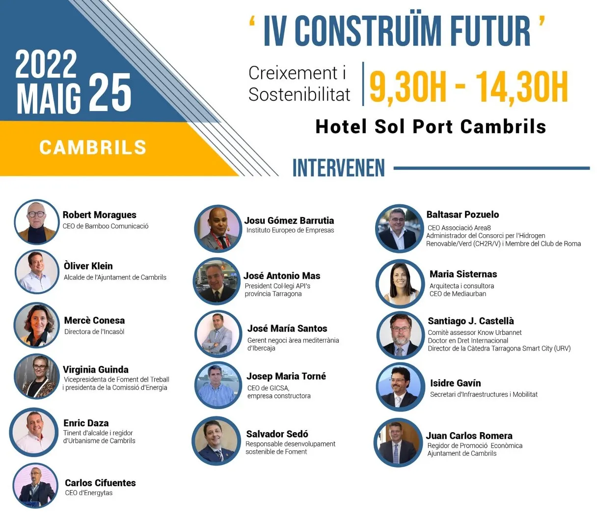 El Saló Construïm Futur tindrà lloc a Cambrils el pròxim 25 de maig