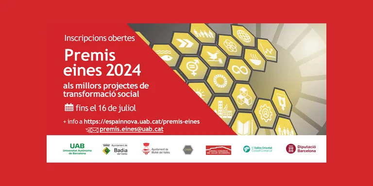 Oberta la convocatòria dels Premis Eines 2024 per a projectes d'innovació social