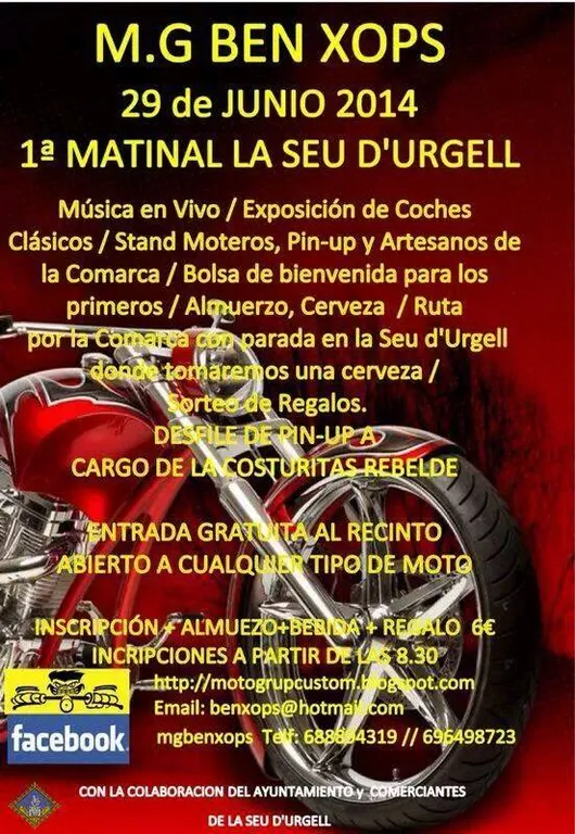 Matinal de 'moteros' aquest diumenge a la Seu