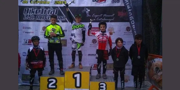 Marc Piquer aconsegueix el bronze en la darrera prova del Campionat d’Espanya de Biketrial