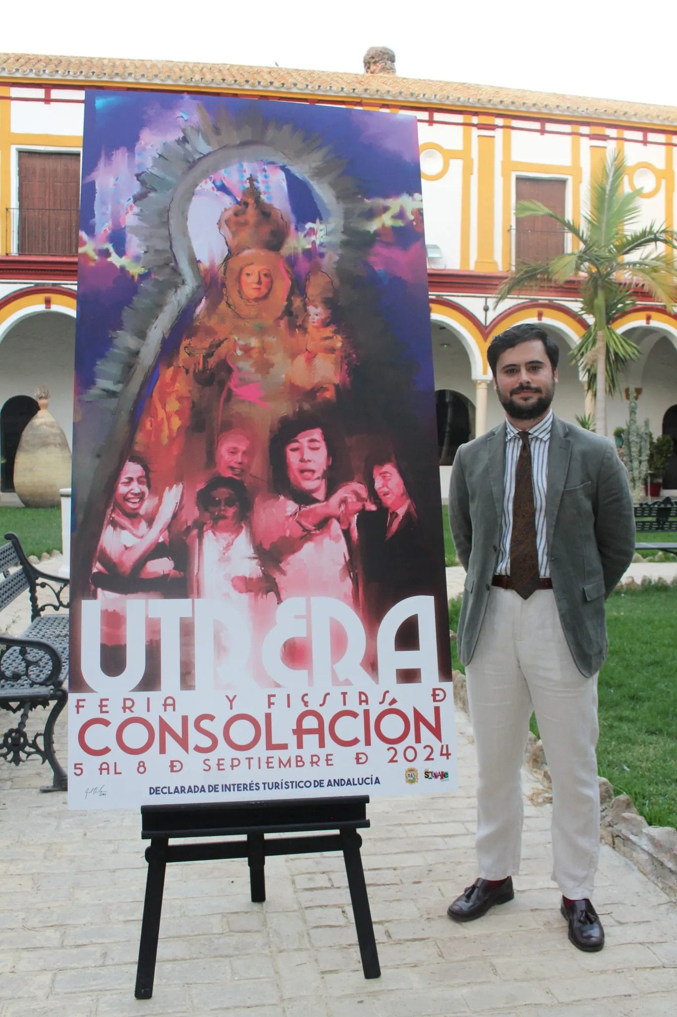 El autor del cartel de la feria 2024 se pasea por los micrófonos de COPE Utrera (98.1 FM)