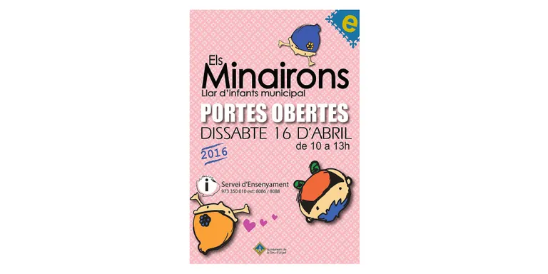 Jornada de portes obertes a la llar d'infants municipal Els Minairons de la Seu
