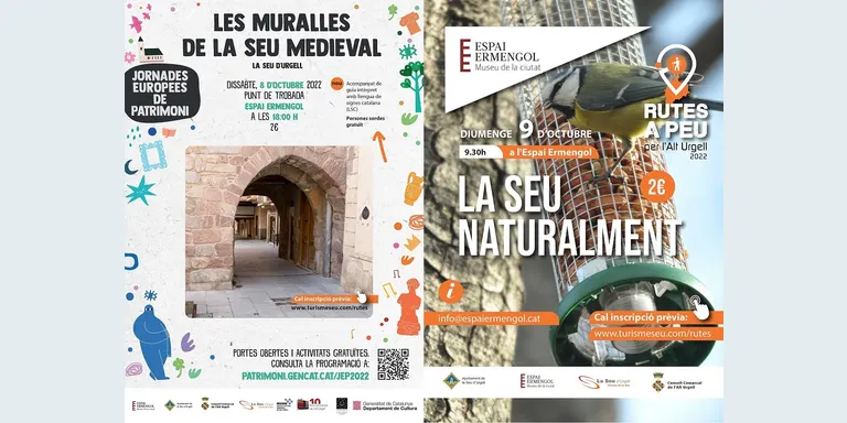 Visites guiades sobre les muralles i l'entorn natural de la Seu d'Urgell, aquest cap de setmana