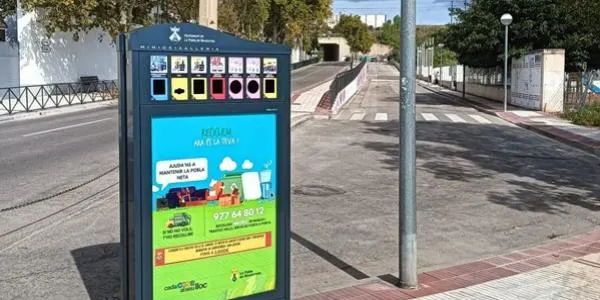La Pobla de Montornès instal·la noves minideixalleries per fomentar el reciclatge de residus especials