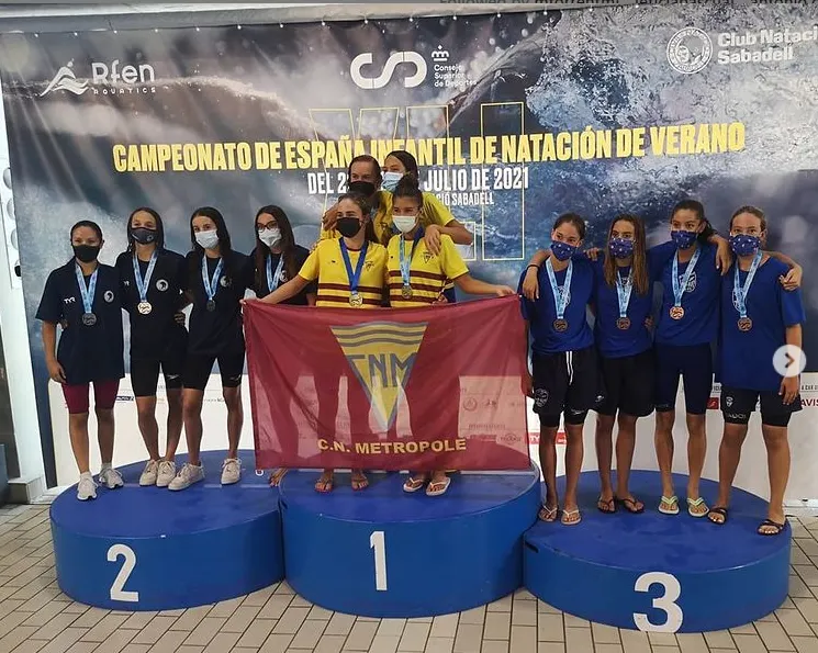 Àlex Jiménez, del CN Caldes, campió d'Espanya infantil de natació