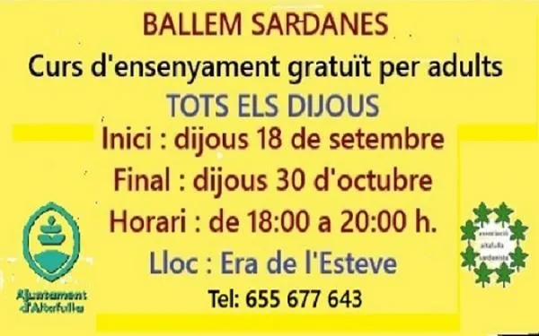 L’Associació Altafulla Sardanista impulsa un curs gratuït de sardanes per a adults