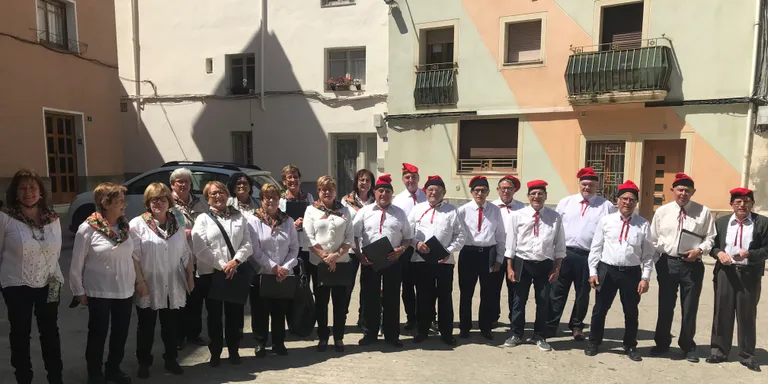 Cançons de les Caramelles cantades avui Diumenge de Pasqua per la Coral Violeta