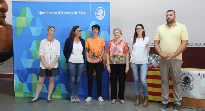 Marta Pardo ha estat la guanyadora del reconeixement Bernat Coll ( Foto: Ajuntament d'Arenys de Mar