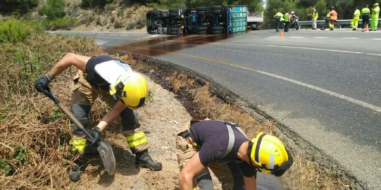 Un sinistre més al Coll de Lilla