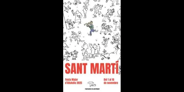 El cartell de la Festa Major de Sant Martí d’Altafulla ja és al carrer, amb un sentit homenatge al desaparegut Jordi Blanch i als Grallers