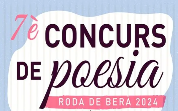 S’obre la convocatòria per participar al setè Concurs de Poesia de Roda de Berà