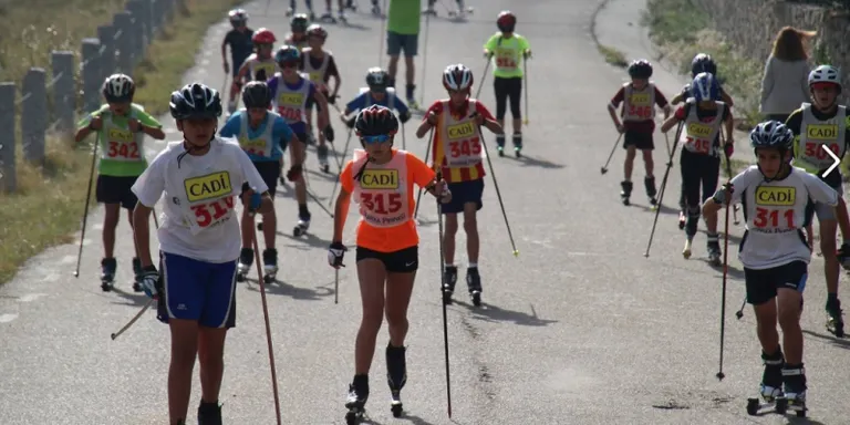 Manel Rullan i Marta Cester guanyen la primera Cadí Rollers d'esquí de rodes