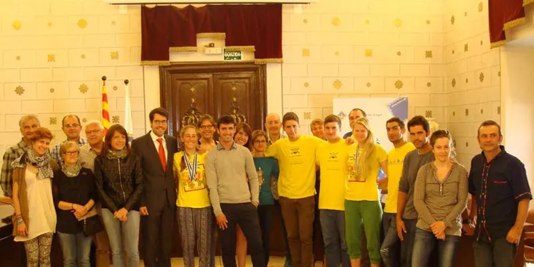 Recepció de l'Ajuntament de la Seu per l'èxit dels palistes urgellencs als Mundials Júnior i Sub-23