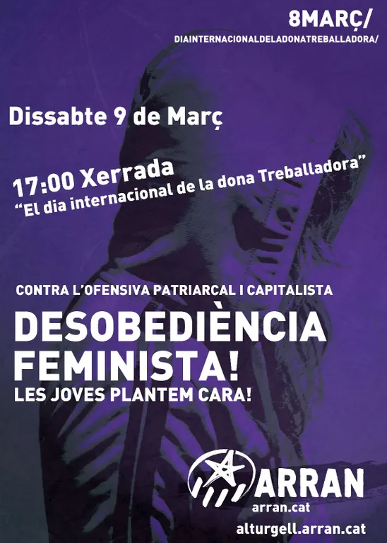 Arran Alt Urgell critica la precarització del treball femení