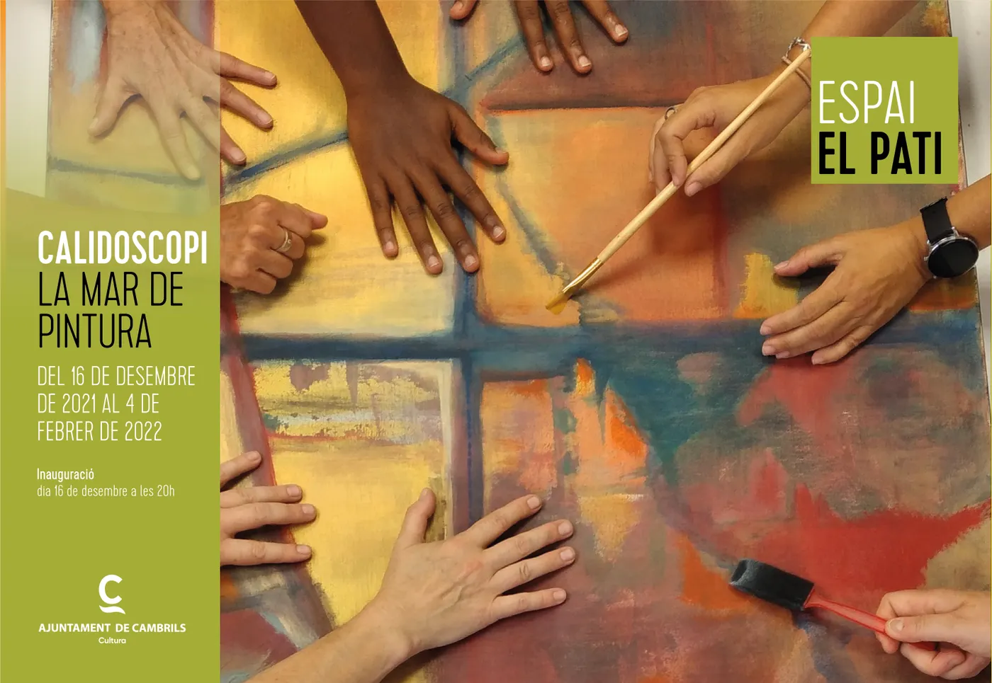 Darrer dia per poder visitar l’exposició ‘Calidoscopi’ de l’Associació La Mar de Pintura