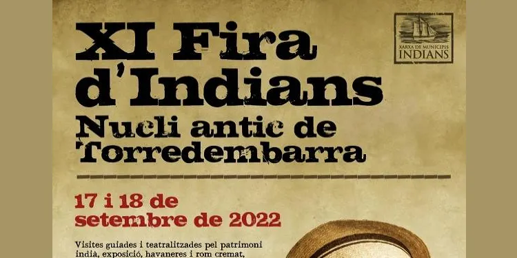 Torredembarra celebrarà l'11a Fira d'Indians el 16, 17 i 18 de setembre al nucli antic de la vila