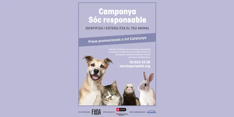 La Seu d’Urgell s’adhereix a la campanya 'Sóc responsable', per fomentar la identificació i l'esterilització d'animals de companyia