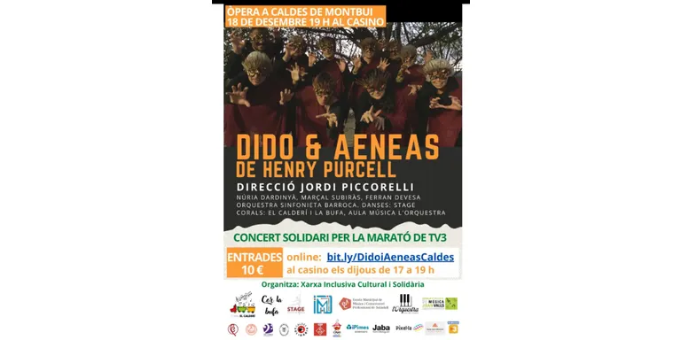 El Casino acull l’òpera ‘Dido & Aeneas’ de Henry Purcell, amb intèrprets i formacions calderines