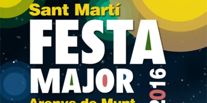 La Festa Major 2016 d’Arenys de Munt començarà aquest divendres
