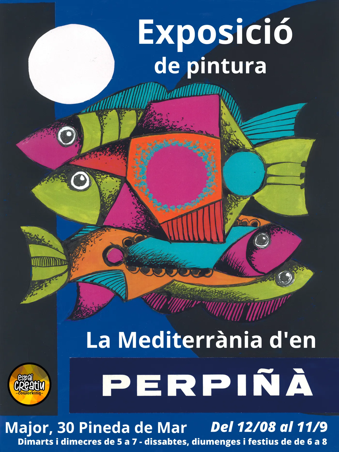 Inauguració a l'Espai Creatiu d'una exposició de Josep Perpiñà