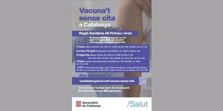 Baixada notable de la incidència de la COVID-19 a la Seu d'Urgell, que no té cap positiu ingressat
