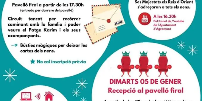 Els Reis Mags arriben avui a Agramunt
