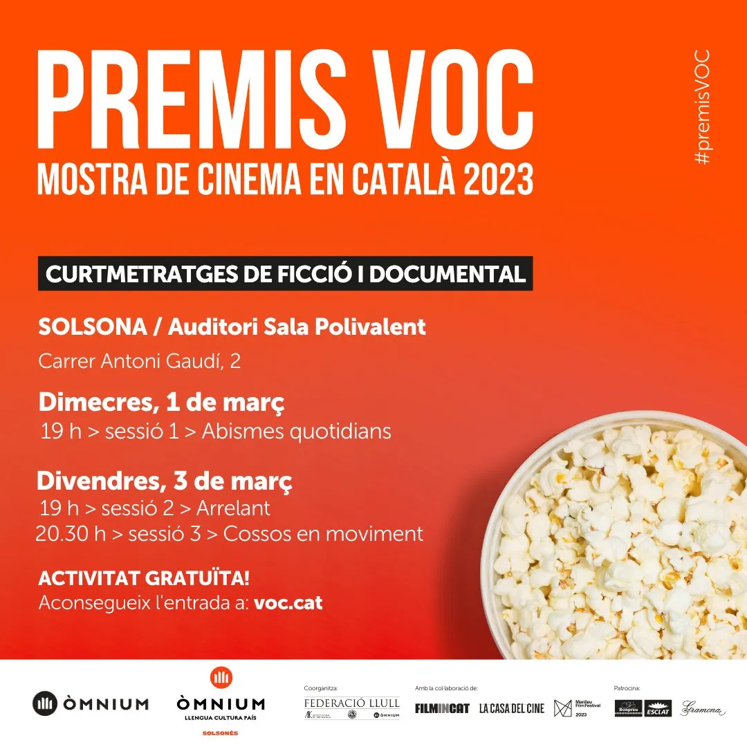 Òmnium porta a Solsona la Mostra de creacions audiovisuals en català