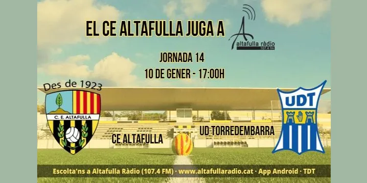 CE Altafulla – UD Torredembarra: el gran derbi del Baix Gaià
