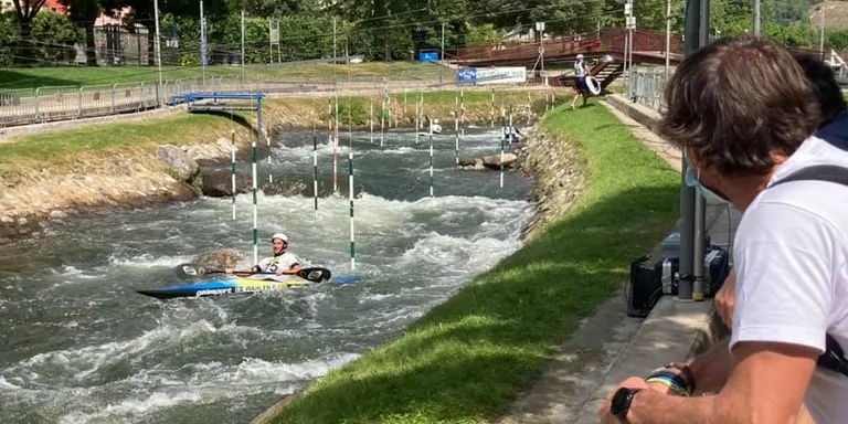 El retorn de la Copa del Món de Canoa Eslàlom porta a la Seu d'Urgell set medallistes dels Jocs de Tòquio