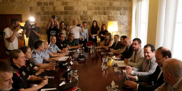 El dispositiu policial a Font de la Pólvora continuarà "de manera ininterrompuda"