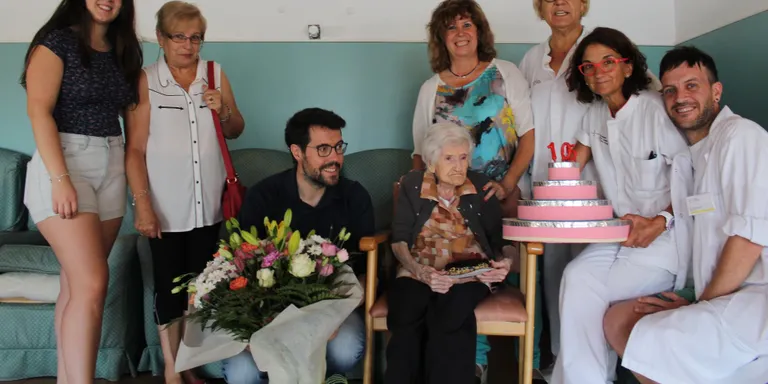Felicitació institucional a Maria Assumpció Antúnez Casadellà, de 105 anys