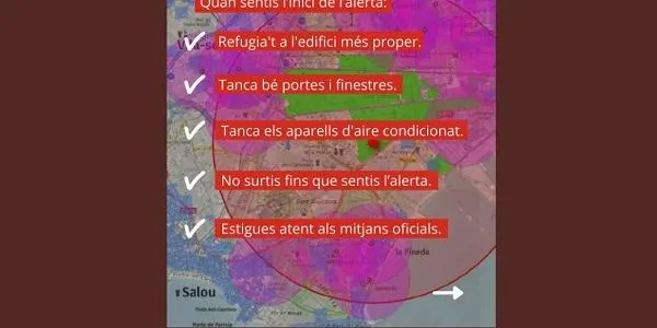 Simulacre d'accident químic al Camp de Tarragona, aquest dimecres
