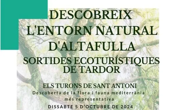 Tornen les sortides ecoturístiques per descobrir l'entorn natural d'Altafulla