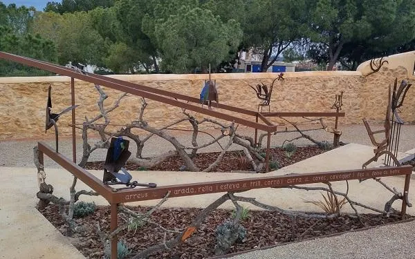 El jardí escultòric vora l'Era de l'Esteve d'Altafulla ja està a punt i s'inaugurarà aquest diumenge