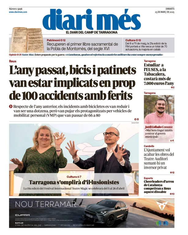 Cop d'ull als diaris d'aquest dimarts 25 de març