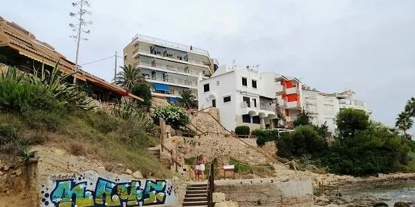 Les Termes de Mar d’Altafulla pateixen un acte vandàlic en forma de grafit