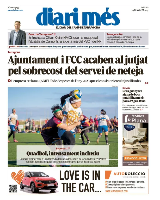Cop d'ull als diaris d'aquest dilluns 24 de març