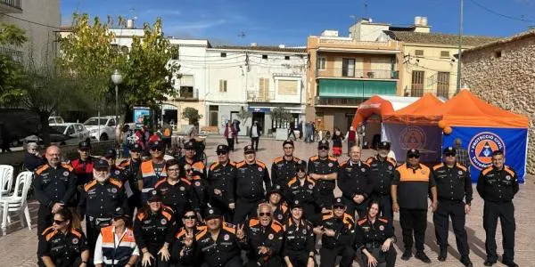 Voluntaris de Protecció Civil de Torredembarra i de Roda de Berà col·laboren amb la visita del Papa