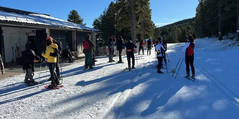 Les darreres nevades al Pirineu han animat els esquiadors a anar fins a les estacions que han pogut obrir alguns circuits d'esquí nòrdic