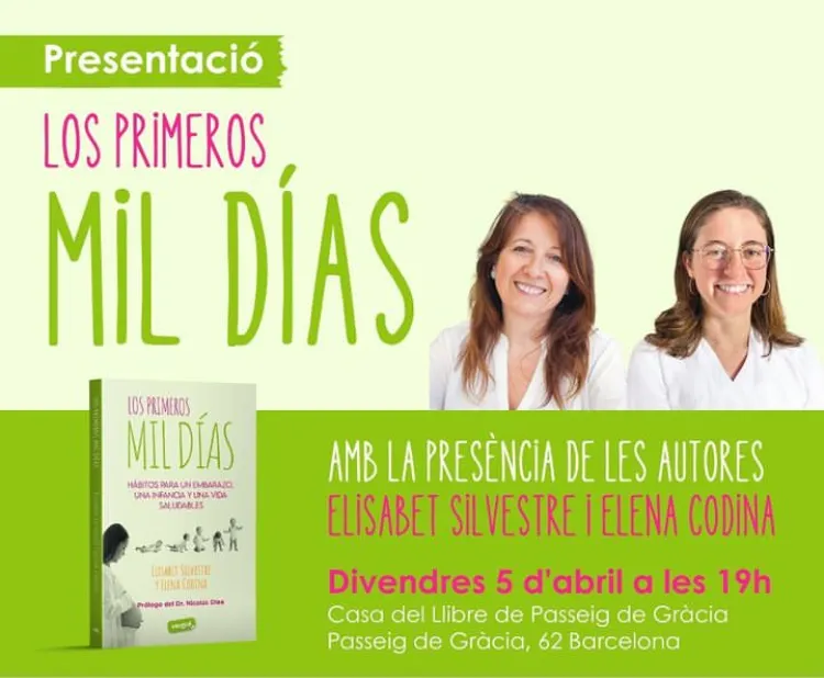 La pediatra calderina Elena Codina presenta “Los primeros mil días”