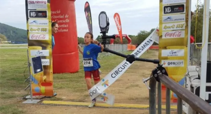 Marta Mitjans va quedar primera en la seva categoria a Arenys i MatarÃ³ (foto: Laura MuÃ±oz) 