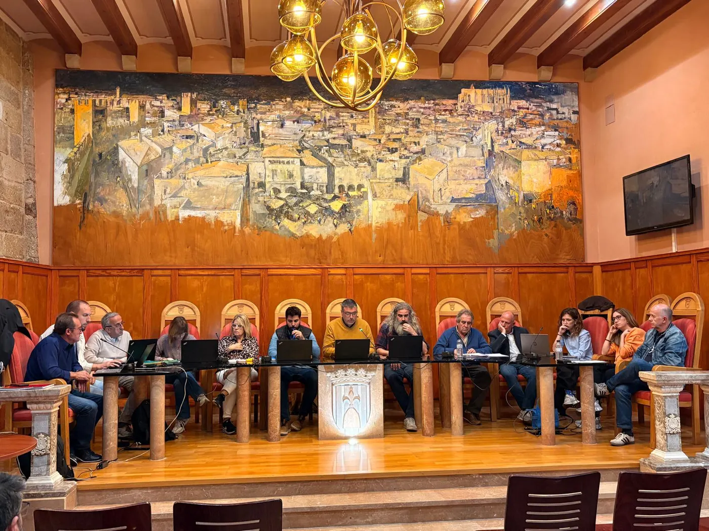 Imatge del plenari del mes d'octubre celebrat aquest dimarts