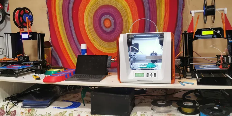 La producció de peces i mascaretes amb impressores 3-D continua a Pineda i Calella