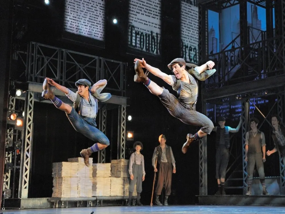 Imatge promocional del musical "Newsies"