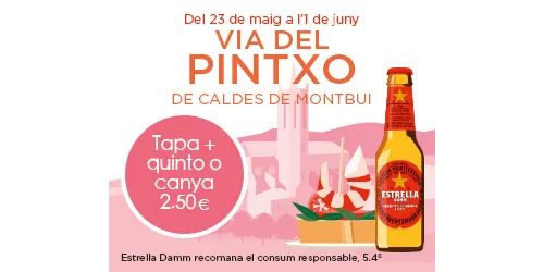 Demà es donarà el tret de sortida a la via del Pintxo 2019, una ruta gastronòmica per gairebé una trentena d'establiments calderins que competeixen per guanyar el premi a millor pintxo