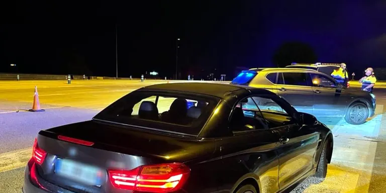 Detingut a Maçanet de la Selva un conductor que circulava per l'AP-7 begut i a 248 km/h